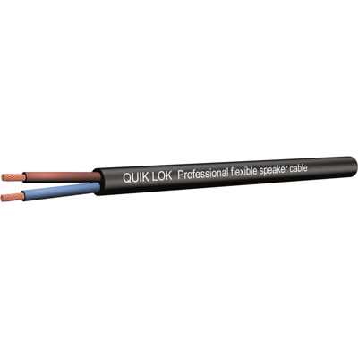 QuikLok CA425 (4 x 2.50 mm²) - Diameter 11.0mm - Black - 100m reel