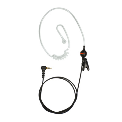 Pliant MicroCom In-Ear Eartube. Listen-Only Single Ear with 2.5mm Connector