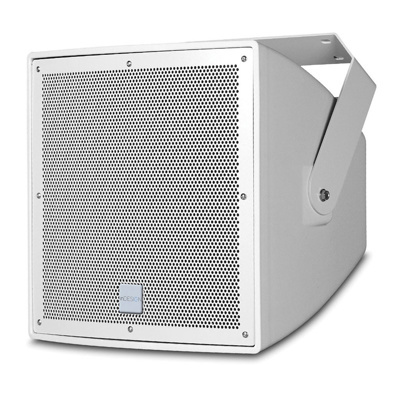 inDESIGN 12 IP56 200W two-way middle-long distance speaker. 100v White