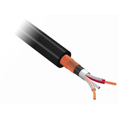 Maximum 100 metre reel Ø 6mm mic cable (20/0.12 x 2C + conductive PVC + 45/0.12 + 45/0.12 shield)