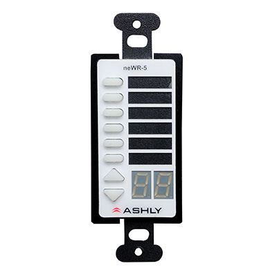 Ashly Wall Remote, Network Programmable Multi-Function (Decora Style)