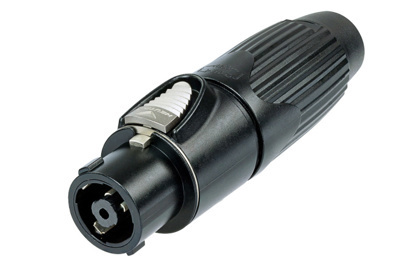 Neutrik Female 8-Pin Line Connector - Water-Resistant acc. to IP52, 50 amp Black Shell