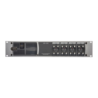 Cloud 4 Zone Mixer Amp, 6 ins 2 Mic ins, 4 x120W @ 4ohm. Optional Ethernet control