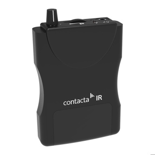 Contacta Portable Infrared Receiver - Includes batteries lanyard and belt clip.
