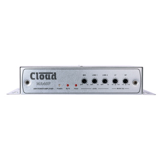 Cloud 1 x 40W 4ohm Output (<1% THD @ Full Power), 2 Line Inputs with Individual Input Gain