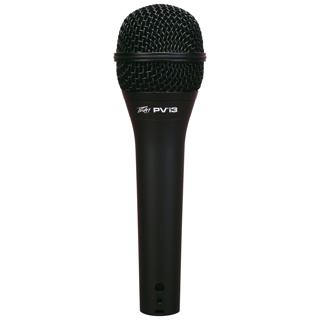 Dynamic super-cardioid vocal microphone. Includes XLR cable, clip, bag