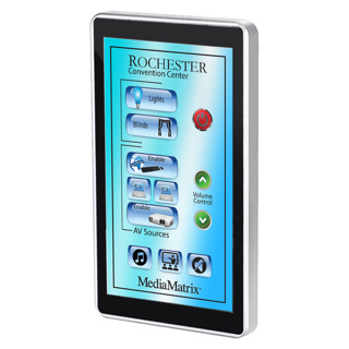 5.5 inch programable PoE LCD touch control panel.