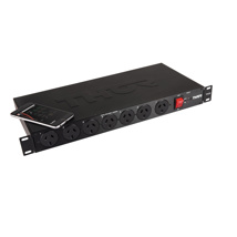 RF11iQP Prodigy. Networked 11 x outlets protection, remotely controllable over 8 zones.