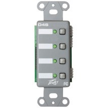 Digitool MX wall plate. 4 button RS485 with deca plate