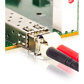 Klark Teknik multi-mode optical fibre module for DN9680 with 500m range
