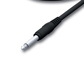 Maximum Speaker cable, 6.3mm to 6.3mm 2 conductor moulded, black sheath, 10 metre
