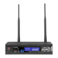 Parallel Handheld wireless system package. Half rack, metal chassis diversity receiver,566MHz