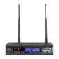 Parallel Handheld wireless system package. Half rack, metal chassis diversity receiver 566MHz